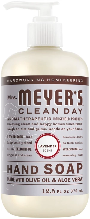 Lavender Scent Mrs. Meyer's Clean Day Hand Soap, 12.5Fl Oz Lavender Scent Mrs. Meyer's Clean Day Hand Soap, 12.5Fl Oz