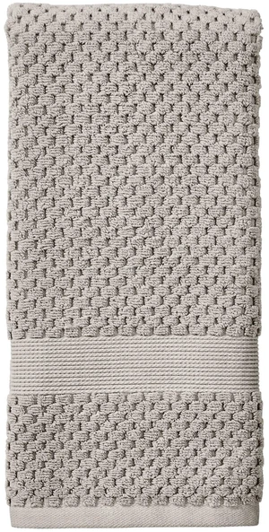 Better Homes & Gardens Hand Towel, Signature Soft Cotton Popcorn Textured, Soft Silver Better Homes & Gardens Hand Towel, Signature Soft Cotton Popcorn Textured, Soft Silver