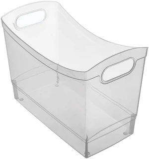 Mainstays 4 Pack Clear Narrow Plastic Storage Bin, 12Qt Mainstays 4 Pack Clear Narrow Plastic Storage Bin, 12Qt