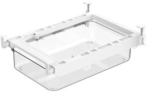Mainstays Clear Under-Shelf Drawer Organizer, Pull-Out Storage Box for Refrigerator or Cabinet Mainstays Clear Under-Shelf Drawer Organizer, Pull-Out Storage Box for Refrigerator or Cabinet