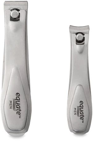 Equate Stainless Steel Nail Clippers, Twin-Pack, 2 Pieces Equate Stainless Steel Nail Clippers, Twin-Pack, 2 Pieces
