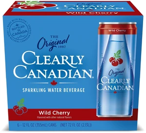 Clearly Canadian Wild Cherry, 6-Pack Cans Clearly Canadian Wild Cherry, 6-Pack Cans