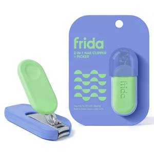 Frida Kids 2-in-1 Nail Clipper and Picker with Travel Cover, Blue and Green Frida Kids 2-in-1 Nail Clipper and Picker with Travel Cover, Blue and Green