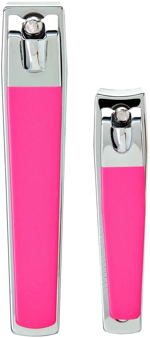 Care & Fix Fingernail & Toenail Clippers, Pink, 2 Pieces Care & Fix Fingernail & Toenail Clippers, Pink, 2 Pieces