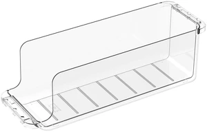 Mainstays Clear Expandable Drink Fridge Organizer for Kitchen and Can Storage Mainstays Clear Expandable Drink Fridge Organizer for Kitchen and Can Storage