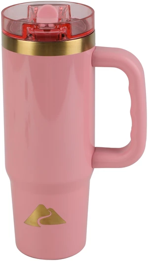 Ozark Trail 30oz Stainless Steel Insulated Travel Tumbler with Handle and Flip Straw Lid, Rose Shimmer Ozark Trail 30oz Stainless Steel Insulated Travel Tumbler with Handle and Flip Straw Lid, Rose Shimmer