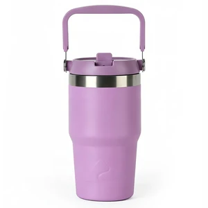 Ozark Trail 18 oz Stainless Steel Insulated Swivel Tumbler, New Lilac Ozark Trail 18 oz Stainless Steel Insulated Swivel Tumbler, New Lilac