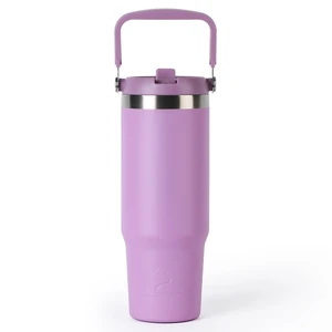 Ozark Trail 30oz Stainless Steel Insulated Swivel Tumbler, Lilac Ozark Trail 30oz Stainless Steel Insulated Swivel Tumbler, Lilac