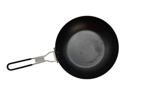Ozark Trail 9.5-Inch Carbon Steel Frying Pan with Folding Handle Ozark Trail 9.5-Inch Carbon Steel Frying Pan with Folding Handle