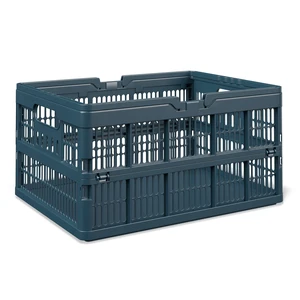 Mainstays Kids Large Blue Collapsible Storage Basket with Handles Mainstays Kids Large Blue Collapsible Storage Basket with Handles