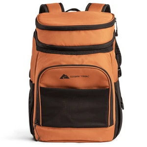 Ozark Trail 15QT 20-Can Soft-Sided Cooler Backpack, Brown Ozark Trail 15QT 20-Can Soft-Sided Cooler Backpack, Brown