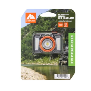 Ozark Trail 1000 Lumen Rechargeable Focusing Headlamp with USB Charging and Adjustable Strap Ozark Trail 1000 Lumen Rechargeable Focusing Headlamp with USB Charging and Adjustable Strap