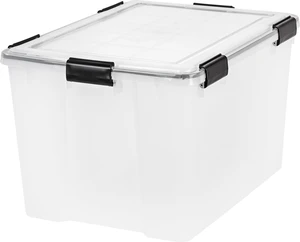 IRIS 74Qt Storage Box, Clear IRIS 74Qt Storage Box, Clear