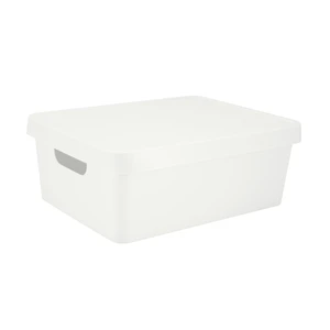 Simplify 3.74Gal Plastic Storage Boxes, White Simplify 3.74Gal Plastic Storage Boxes, White