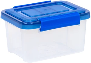IRIS 6Qt Plastic Storage Bins with Sealed Lids, Clear Gasket Box, Airtight Containers IRIS 6Qt Plastic Storage Bins with Sealed Lids, Clear Gasket Box, Airtight Containers