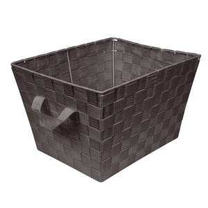 Simplify Small Woven Storage Basket in Chocolate Brown Simplify Small Woven Storage Basket in Chocolate Brown