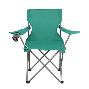 Ozark Trail Quad Folding Camp Chair with Cupholder, Serrano Pepper Ozark Trail Quad Folding Camp Chair with Cupholder, Serrano Pepper