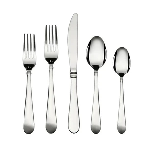 Mainstays Camfield 20-Piece Stainless Steel Flatware Set, Service for 4 Mainstays Camfield 20-Piece Stainless Steel Flatware Set, Service for 4