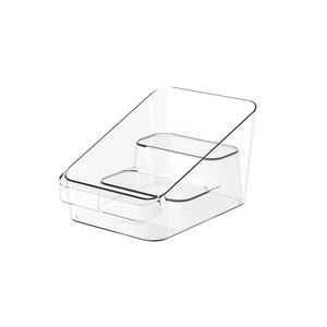 Mainstays Clear Plastic Tiered Pantry Bin Organizer for Kitchen Accessibility Mainstays Clear Plastic Tiered Pantry Bin Organizer for Kitchen Accessibility