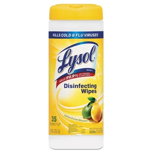 Lysol Citrus Scented Disinfecting Wipes, 35/Canister Lysol Citrus Scented Disinfecting Wipes, 35/Canister