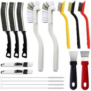 16Pcs Hard Bristle Crevice Cleaning Brush Set for Gaps 16Pcs Hard Bristle Crevice Cleaning Brush Set for Gaps