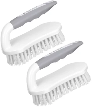SetSail Heavy-Duty Scrub Brush with Stiff Bristles, 2 Pack - for Shower, Bathroom, Kitchen, Carpet, Bathtub SetSail Heavy-Duty Scrub Brush with Stiff Bristles, 2 Pack - for Shower, Bathroom, Kitchen, Carpet, Bathtub