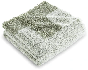 Mainstays Melange Throw Blanket Bay Leaf 50in x 72in Mainstays Melange Throw Blanket Bay Leaf 50in x 72in