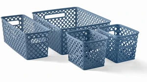 Deco Basket Moonlight Blue, 4Pcs, Pack of 2 Deco Basket Moonlight Blue, 4Pcs, Pack of 2