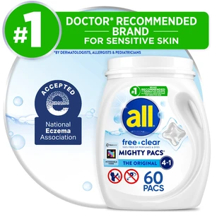 All Free Clear Mighty Pacs, 60Count All Free Clear Mighty Pacs, 60Count