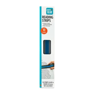 Pen+Gear Adaptive Multicolor Transparent Reading Aid Strips 10Pack - Focus and Eye Strain Reduction Pen+Gear Adaptive Multicolor Transparent Reading Aid Strips 10Pack - Focus and Eye Strain Reduction