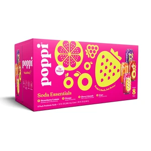 Poppi Soda Essentials Prebiotic Variety Pack, 12 fl oz, 8 Cans Poppi Soda Essentials Prebiotic Variety Pack, 12 fl oz, 8 Cans