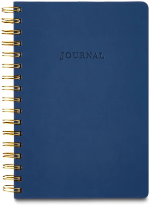 Pen+Gear Navy PU Hardcover Spiral Journal, 240 Ruled Pages, 6.5x8.7in Pen+Gear Navy PU Hardcover Spiral Journal, 240 Ruled Pages, 6.5x8.7in