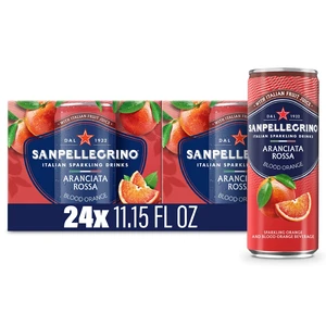 Sanpellegrino Aranciata Rossa Italian Sparkling Drink, Blood Orange Beverage, 24 Cans Sanpellegrino Aranciata Rossa Italian Sparkling Drink, Blood Orange Beverage, 24 Cans