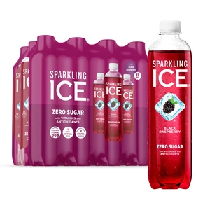 Sparkling Ice Naturally Flavored Sparkling Water, Black Raspberry 17Fl Oz (Pack of 12) Sparkling Ice Naturally Flavored Sparkling Water, Black Raspberry 17Fl Oz (Pack of 12)