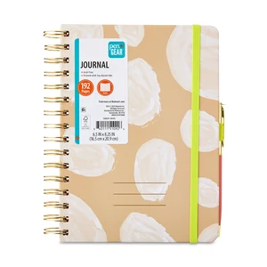 Pen + Gear Twin Wire Bound Journal, Khaki, 6.5in x 1in x 8.25in, 192 Lined Pages, Paper Hard Cover, Pen Included Pen + Gear Twin Wire Bound Journal, Khaki, 6.5in x 1in x 8.25in, 192 Lined Pages, Paper Hard Cover, Pen Included