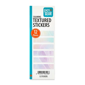 Pen+Gear 12-Pack Adaptive Calming Textured Stickers, Colorful Patterns for Sensory Support Pen+Gear 12-Pack Adaptive Calming Textured Stickers, Colorful Patterns for Sensory Support