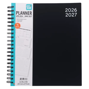 Pen+Gear 15-Month Weekly Planner, 8.5in x 11in, Black, April 2026-June 2027 Pen+Gear 15-Month Weekly Planner, 8.5in x 11in, Black, April 2026-June 2027