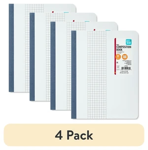 4-Pack Pen+Gear Composition Book, Grid Ruled, Poly Cover, 80 Sheets, 7.5"x9.75" 4-Pack Pen+Gear Composition Book, Grid Ruled, Poly Cover, 80 Sheets, 7.5"x9.75"