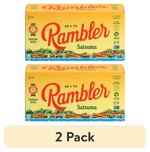 Rambler Satsuma Sparkling Water, 12 fl oz, 8 Cans, 2 Pack Rambler Satsuma Sparkling Water, 12 fl oz, 8 Cans, 2 Pack