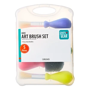 Pen+Gear Kids' Art Brush Set, 5 Pieces Pen+Gear Kids' Art Brush Set, 5 Pieces