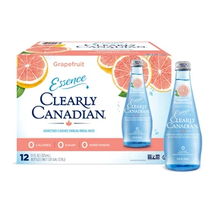 Clearly Canadian Sparkling Water with Grapefruit Essence, No Allergens Clearly Canadian Sparkling Water with Grapefruit Essence, No Allergens