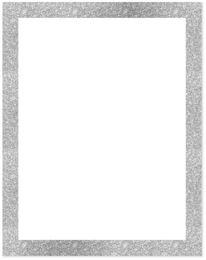 Pen Gear White Poster Board with Silver Glitter Frame, 22" x 28" Pen Gear White Poster Board with Silver Glitter Frame, 22" x 28"
