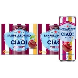 Sanpellegrino CIAO Cherry Sparkling Flavored Water with Real Fruit Juices, 24-Pack Sanpellegrino CIAO Cherry Sparkling Flavored Water with Real Fruit Juices, 24-Pack