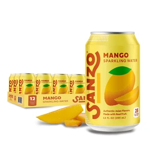 Sanzo Mango Sparkling Water 12fl oz 12-Pack Cans Sanzo Mango Sparkling Water 12fl oz 12-Pack Cans