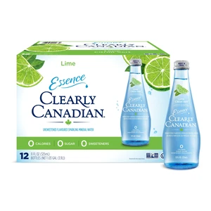 Clearly Canadian Sparkling Mineral Water Lime Essence with No Allergens Clearly Canadian Sparkling Mineral Water Lime Essence with No Allergens