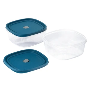 Mainstays Reusable Food Storage Container Set, Large Square Plastic, 14 Cups Each, 2 Containers with 2 Lids Mainstays Reusable Food Storage Container Set, Large Square Plastic, 14 Cups Each, 2 Containers with 2 Lids