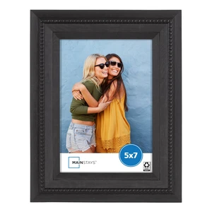 Mainstays 5x7 Black Beaded Tabletop Picture Frame Mainstays 5x7 Black Beaded Tabletop Picture Frame