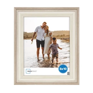 Mainstays 8x10 Two-Tone Beige Tabletop Picture Frame Mainstays 8x10 Two-Tone Beige Tabletop Picture Frame
