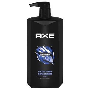 Axe 12h Refreshing Scent Phoenix Crushed Mint & Rosemary Men's Body Wash, 32 fl oz Pump, with 100% Plant-Based Moisturizers Axe 12h Refreshing Scent Phoenix Crushed Mint & Rosemary Men's Body Wash, 32 fl oz Pump, with 100% Plant-Based Moisturizers