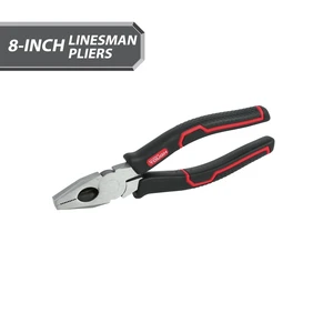 Hyper Tough 8-inch Linesman Pliers 5176V with Ergonomic Soft Grips Hyper Tough 8-inch Linesman Pliers 5176V with Ergonomic Soft Grips